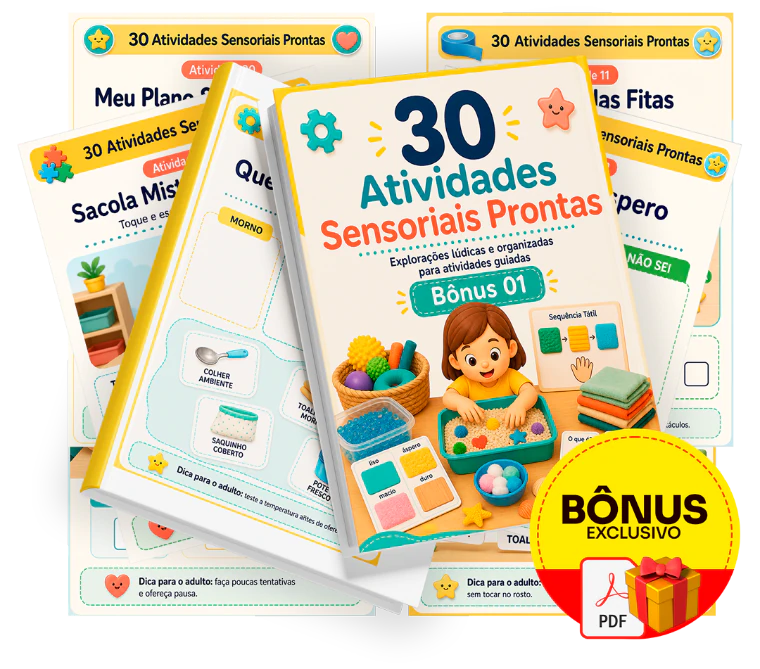 Bônus 1 — 30 Atividades Sensoriais Prontas